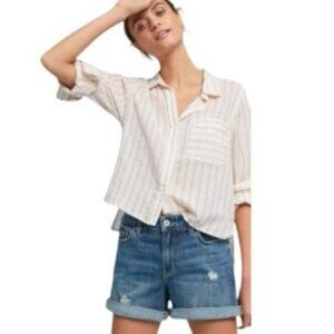 Pilcro and the Letterpress Slim Boyfriend Jean Shorts 27